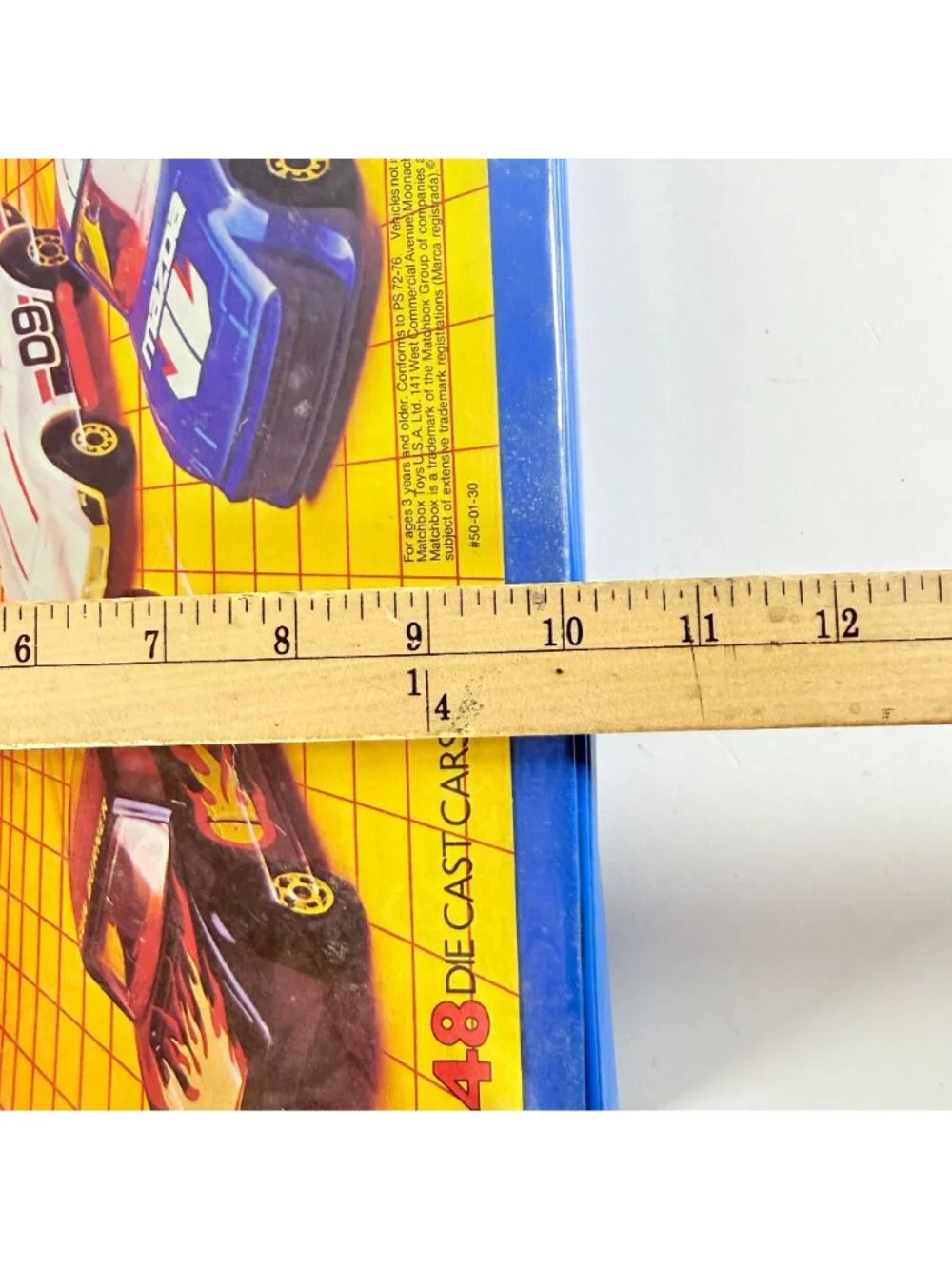 Vintage 1983 Empty Matchbox Official Collectors Car Carrier Case Blue w/2 Trays